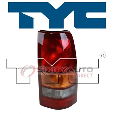 TYC Right Tail Light Lens for 2001-2004 GMC Sierra 2500 HD Electrical qu - Image 1 of 4