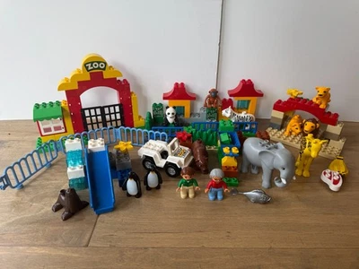 Lego Duplo 6157 - Big Zoo (2012) - Construcción incompleta, la mayoría de las figuras de animales Foto 1 de 4