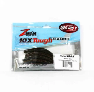 Zman Soft Lure Hula Stickz 4 Inch 6/Pack Canada Craw (5292) - Picture 1 of 6
