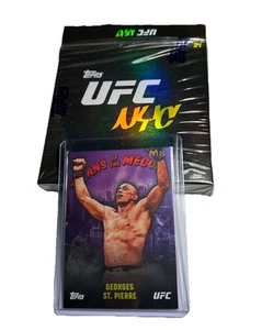 2024 Topps UFC NYC TM-2 Titans Of The Mecca Georges St-Pierre Purple /25 Champ - Bild 1 von 7