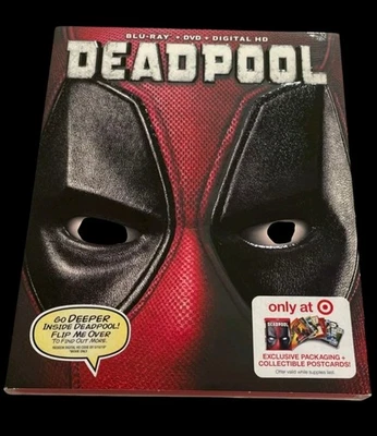 Deadpool Blu-Ray Target Exclusive Red Case + Slipcover & Postcards  - Image 1 of 4