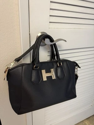 Bolso de Colección HALSTON Heritage Bolso de Cuero Genuino Negro RARO Foto 1 de 4