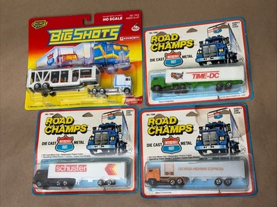 Cuatro semirremolques fundidos a presión Road Champs de colección - flota interestatal, grandes tiros Foto 1 de 4