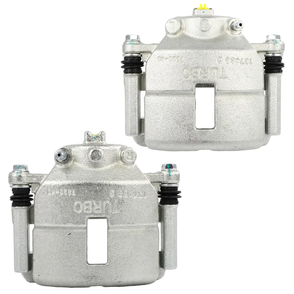 Пара передних тормозных суппортов для 2003-2009 Chrysler PT Cruiser L4 2,4 л с кронштейном - Изображение 1 из 4