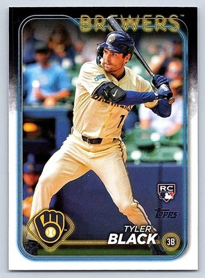 TYLER BLACK  BREWERS  RC  2024 TOPPS UPDATE #US144 - Image 1 of 2