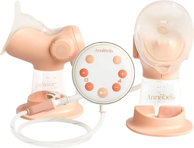 Annabella Elektrische Milchpumpe mit Zungensimulation – Doppelpumpe mit 9 Stufen - Bild 1 von 4