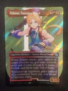 Zidane, Tantalus Thief (Borderless) (Surge Foil) Final Fantasy Foil MTG 550 - Picture 1 of 1