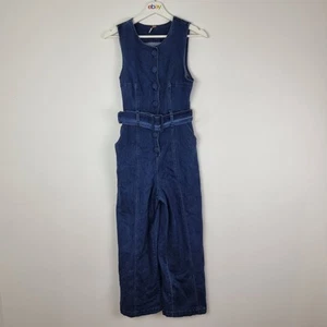 Free People Denim Jumpsuit Size 8 - Picture 1 of 6