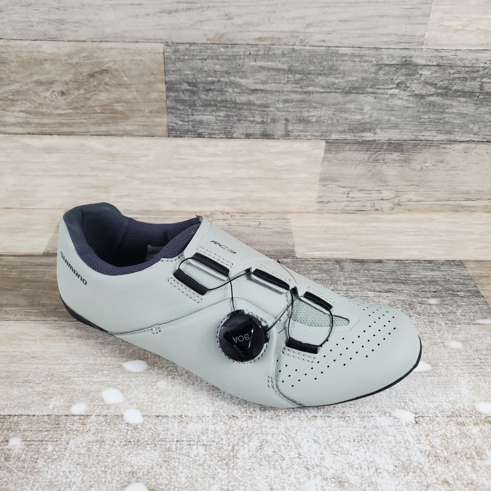 禧玛诺 SH-RC300 Dynalast 女式公路自行车鞋 8 码淡绿色自行车运动鞋 — 第 1/4 张图片