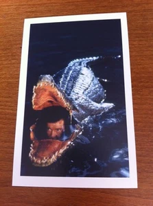 James Bond Postcard - Octopussy - Bond & Q's Crocodile Mini-Submarine - NEW - Picture 1 of 1