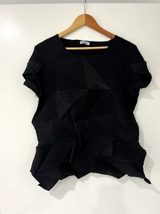 Top negro enchapado con estampado de diamantes Alquema para mujer talla 12 - Imagen 1 de 11