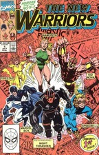 New Warriors 1A 1st Printing FN+ 6.5 1990 Stock Image