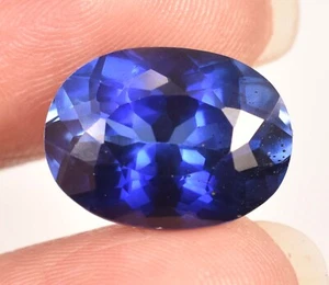 Gemma Tanzanite Tanzania Blu Naturale 9,80 Ct VVS Pulita Certificata Non Riscaldata - Foto 1 di 5