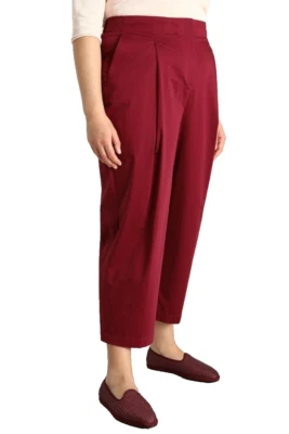 MARINA RINALDI укороченные хлопковые брюки плюс размер MR 27_US 18W_IT56_DE48_GB22 - Изображение 1 из 4