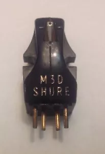 VINT SHURE M3D CARTRIDGE NEEDLE STILIST ORIGINAL - Picture 1 of 8