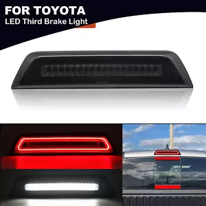 LED Third 3rd Tail Brake Light Stop Lamp For 2016-23 Toyota Tacoma Strobe Smoked - Picture 1 of 11