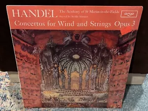 HANDEL CONCERTOS FÜR WIND UND STREICHER LP NEVILLE MARRINER noch versiegelt - Bild 1 von 2