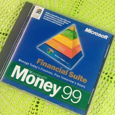 Microsoft Money 99 Financial Suite (1999) Financial Management CD-ROM Win 95 98 - Image 1 of 4