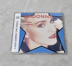 Madonna – Holiday / Everybody 5 Inch CD Jellybean Benitez Nile Rodgers - Imagen 1 de 5