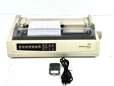 OKI Data Microline 390 Turbo, Parallel + USB GE22820A Okidata Printer, Tested - Image 1 of 4