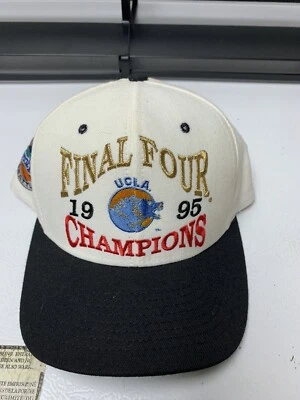 NCAA FINAL FOUR VINTAGE UCLA BRUINS 1995 CHAMPIONS SNAPBACK HAT - Image 1 of 4