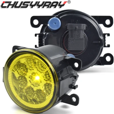 PAIR Front Fog Light Driving Lamp For MITSUBISHI ENDEAVOR 2006-2011 Clear Lens - Image 1 of 4