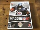 Madden 07 Nintendo Wii Game - NFL - Complete with Manual - EA Sports