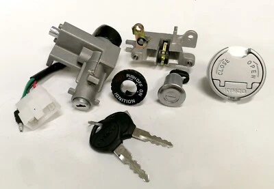 NUOVO OEM KYMCO Chiave di accensione + set di serrature AGILITY 125 4T EURO II - Immagine 1 di 2