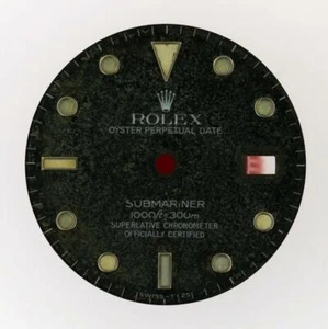 Vintage Men Rolex Submariner Date 40mm Black Tropical Dial 16800 16610 S/S #K56 - Picture 1 of 8