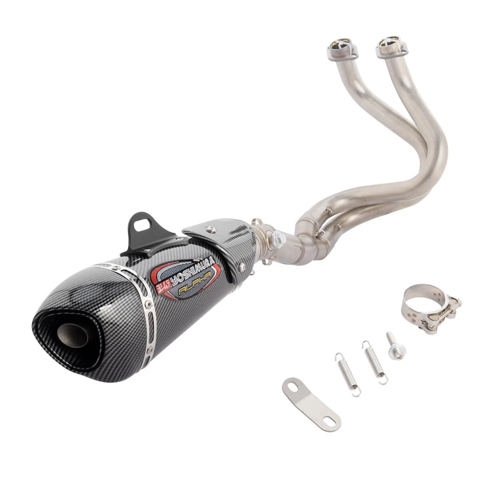 For Kawasaki Z650 Ninja 650 2012-2023 Full Motorcycle Exhaust Pipe System Header - Image 1 of 4