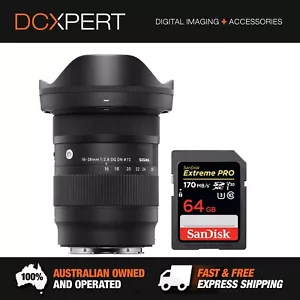SIGMA 16-28MM F/2.8 DG DN CONTEMPORARY LENS FOR L-MOUNT (4206969) + SD CARD - Picture 1 of 6