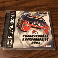 Nascar Thunder 2002 Racing Playstation Video Game Rated E Good Condition