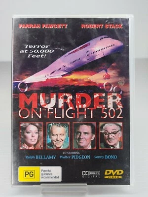 Murder On Flight 502 DVD Robert Stack Sonny Bono Walter Pidgeon Farrah Fawcett - Image 1 of 2