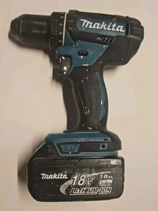 Makita Cordless Drill/Driver XFD10 & GENUINE 3.0 AH BATTERY  - Picture 1 of 4