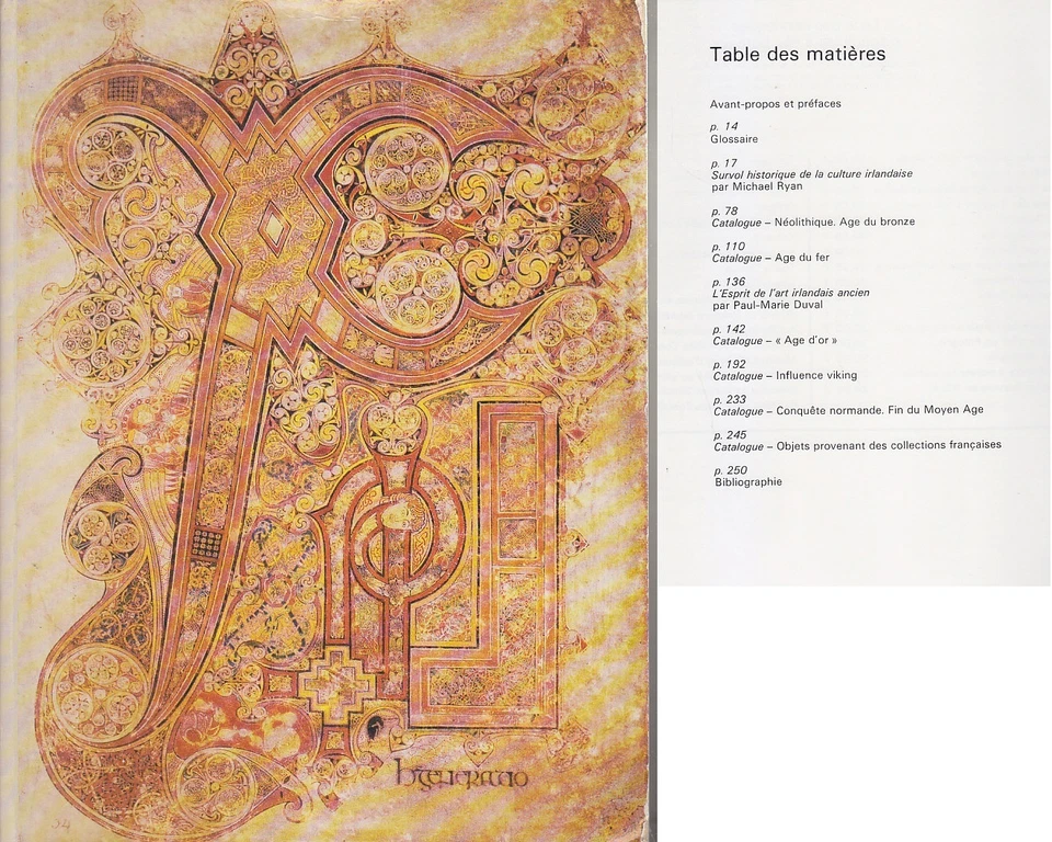 C1 TRESORS D IRLANDE Catalogue Expo Grand Palais 1982 GRAND FORMAT ILLUSTRE  - Photo 1/1