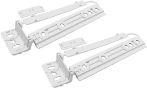 2 X UNIVERSAL INTEGRATED FRIDGE & FREEZER DOOR MOUNTING BRACKET FIXING SLIDE KIT - Picture 1 of 1