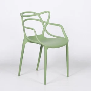 MASTERS INSPIRED MODERN GREEN STACKABLE DINING CHAIR BAR RESTAURANT - Picture 1 of 9