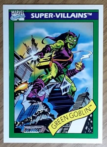 1990 Marvel Universe Card 74 GREEN GOBLIN. Free New Top Loader. - Picture 1 of 3