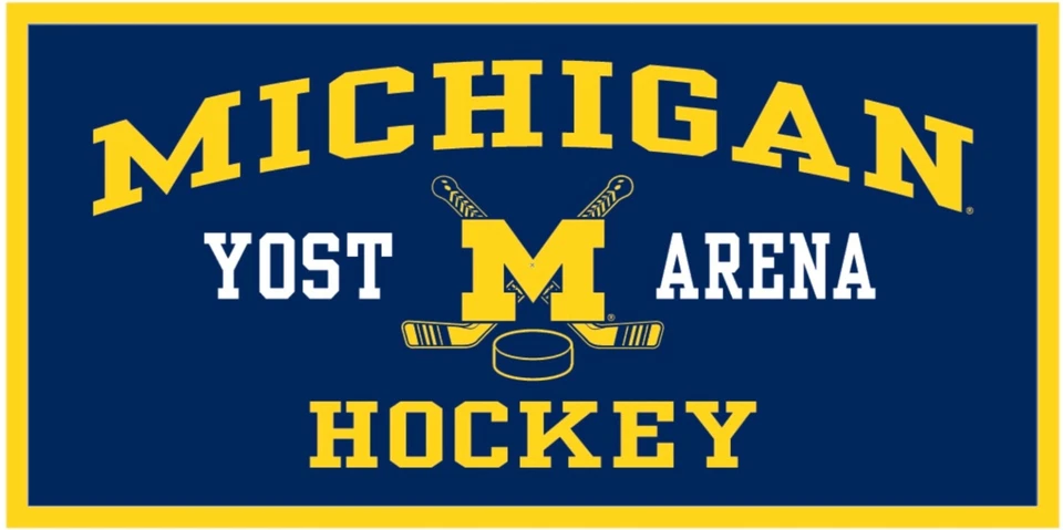Michigan Wolverines Hockey Yost Arena NCAA Banner - Image 1 of 1