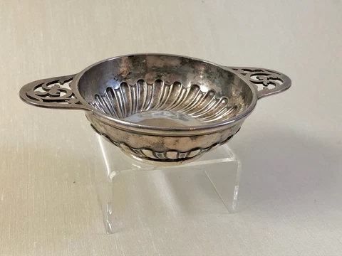 George II English Sterling Silver Brandy Bowl John Scofield London 1744 Georgian Cover
