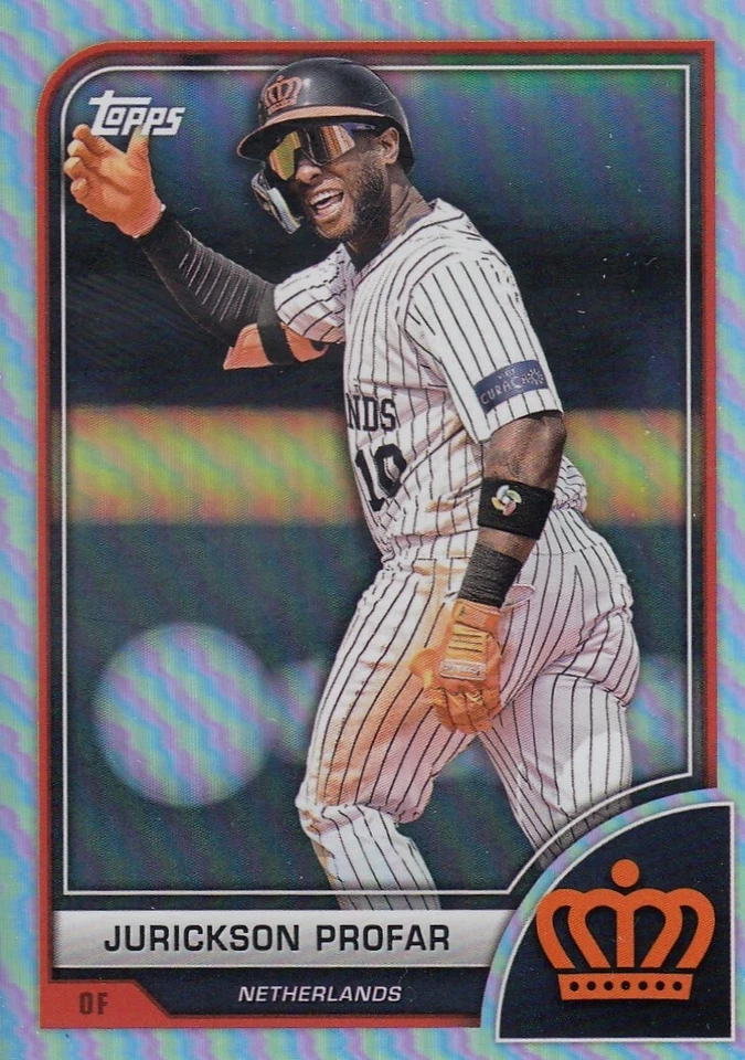 JURICKSON PROFAR TOPPS WBC WORLD BASEBALL CLASSIC HOLO BASE NETHERLANDS #29 2023 - Image 1 of 1