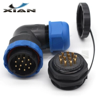 SD28 10A 12pin Panel Mount Connector Plug Socket,Automation Cable Wire Connector - Image 1 of 4