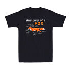 T-shirt Anatomy Of A Fox Cute Animal prezent lis anatomia lis kochanek lisa