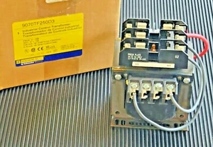 SQUARE D INDUSTRIAL CONTROL TRANSFORMER 9070TF250D3 TYPE TF, 1 PHASE, 250VA - Picture 1 of 4