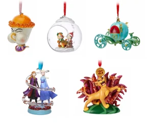 Disney Store Christmas Ornament Cinderella Carriage Simba 2019 NEW - Picture 1 of 12