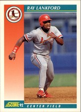 1992 Score St. Louis Cardinals Baseball Card #223 Ray Lankford