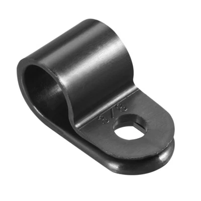 50stk. Nylon R-typ Kabelklemme Organizer Schnurklipp für Draht Management 9,5mm - Bild 1 von 3