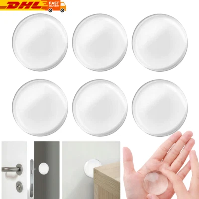 6x Türpuffer Türstopper selbstklebend Tur-Wand-Gummi-Anschlag-Puffer 50 mm - Bild 1 von 4