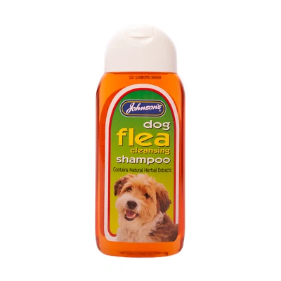 Johnsons Veterinary Dog Flea Cleansing Shampoo 200ml