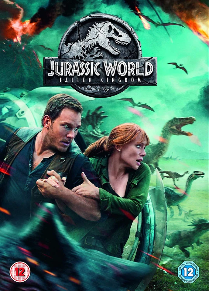 Jurassic World: Fallen Kingdom (DVD, 2018)